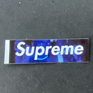 Supreme FW21 Nas Belly DMX Box Logo Sticker America Eats Its Young
